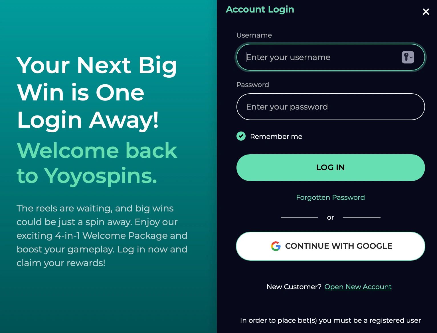Login